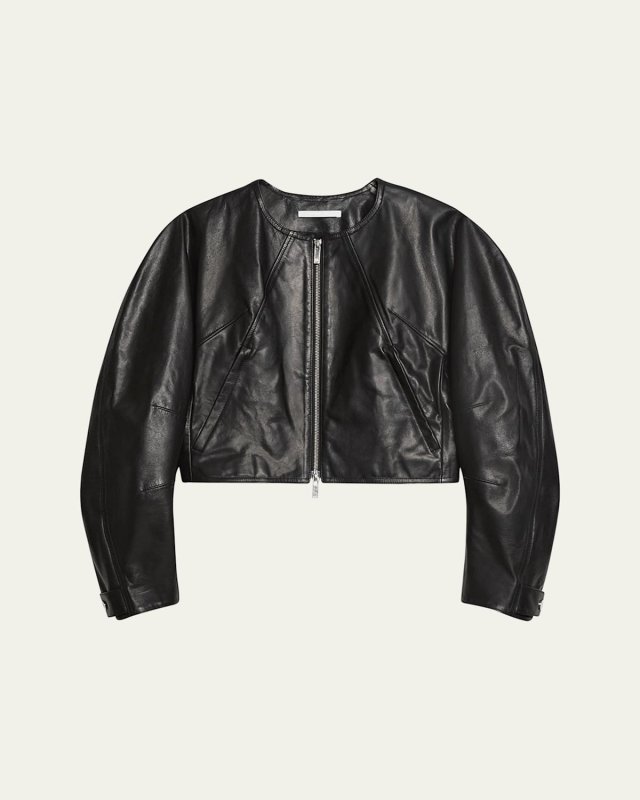 Articulated Leather Jacket